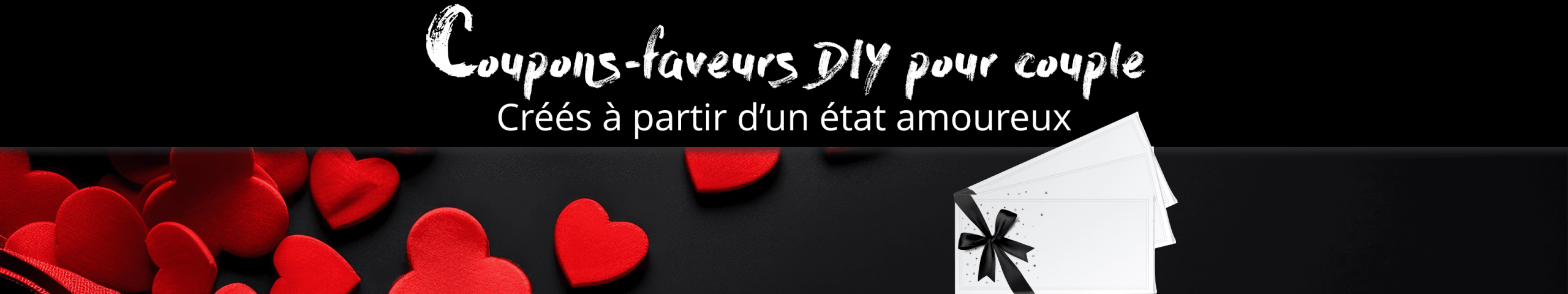 coupons faveurs diy pour couple banniere