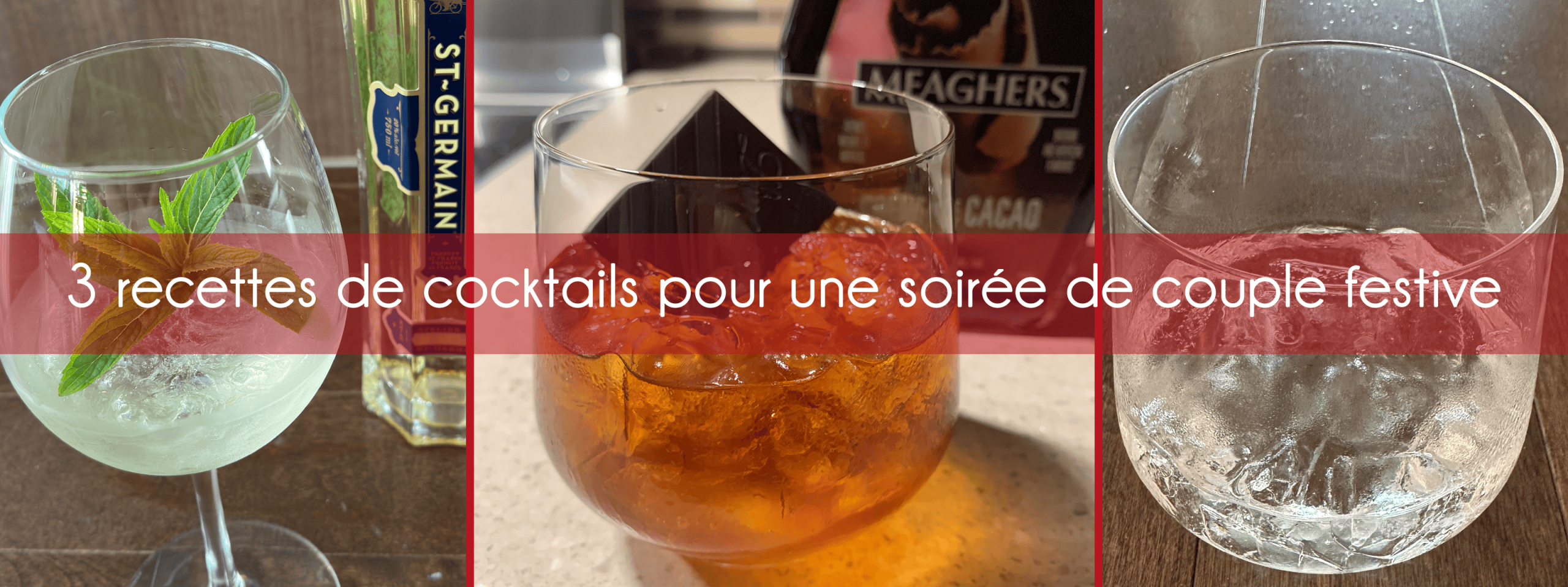 3 recettes de cocktails pour une soiree de couple festive banniere