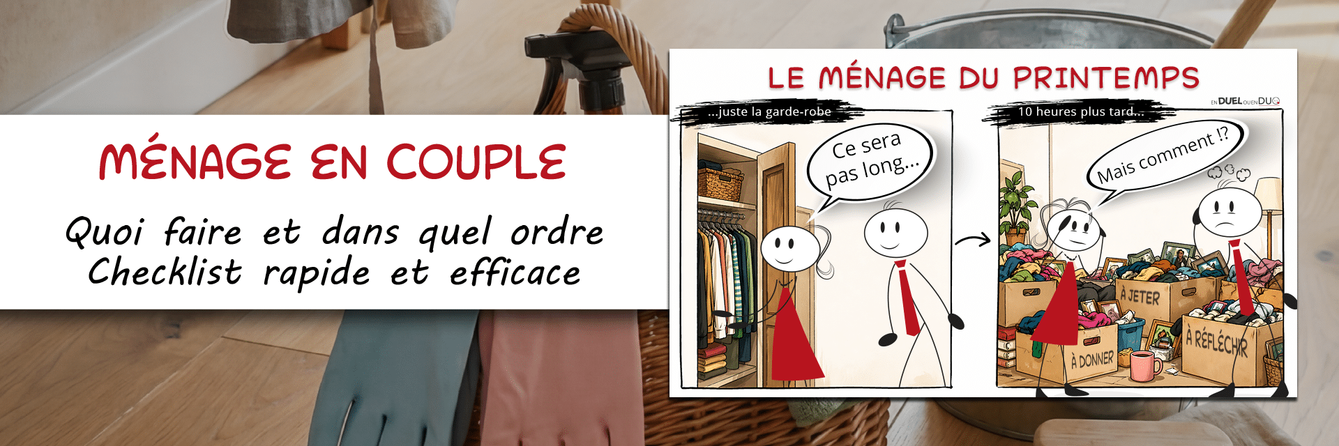 menage du printemps en couple - checklist rapide et efficace